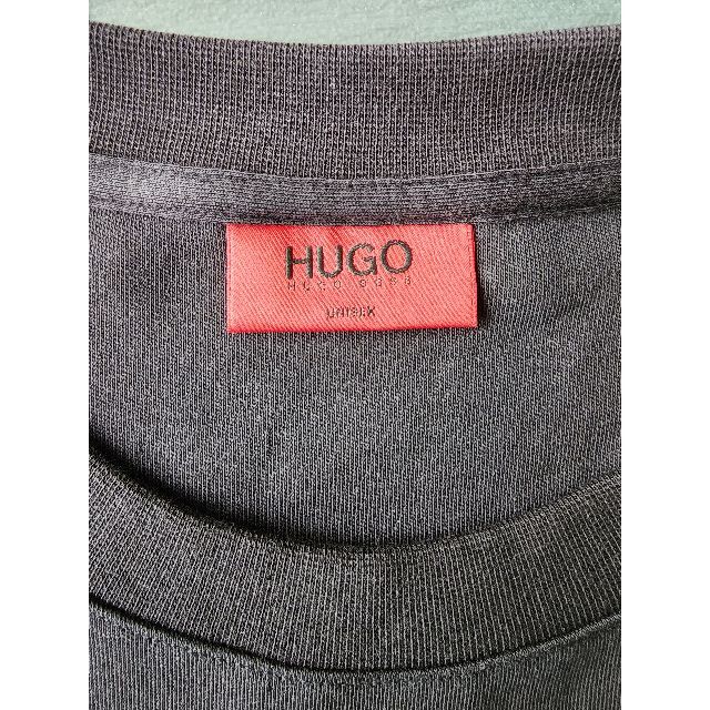 HUGO(ヒューゴ)のHUGO　スウェット　黒　L メンズのトップス(スウェット)の商品写真