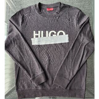 ヒューゴ(HUGO)のHUGO　スウェット　黒　L(スウェット)