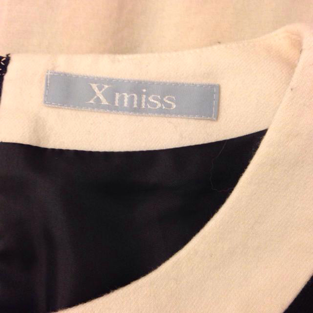 Xmiss(キスミス)のキスミス あったか ビジュー付きワンピ レディースのワンピース(ひざ丈ワンピース)の商品写真