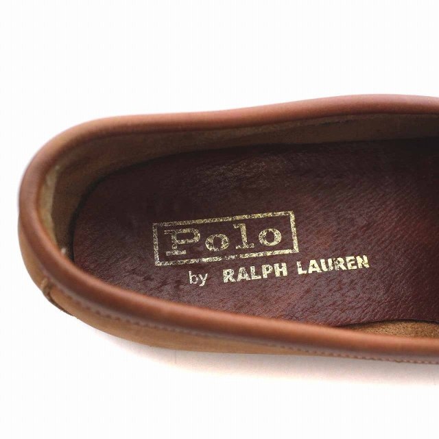 POLO RALPH LAUREN(ポロラルフローレン)のポロ バイ ラルフローレン コイン ローファー レザー シューズ 25.5 茶 メンズの靴/シューズ(その他)の商品写真