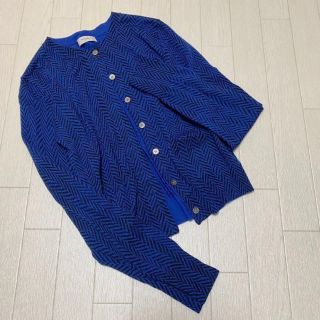 ポールスミス(Paul Smith)の美品 ポールスミス ショート丈 クルーネックカーディガンM(カーディガン)