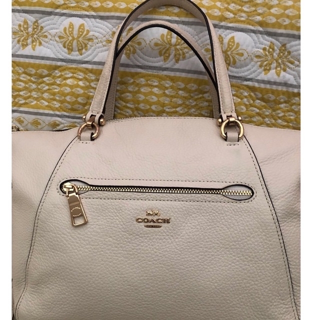 メール便対応! 美品本物コーチcoach高級レザー2wayショルダーバッグ