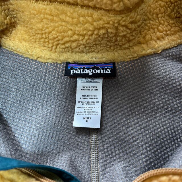 patagonia(パタゴニア)のガンバ様専用　パタゴニア　レトロx  プレーリーゴールド　XL メンズのジャケット/アウター(ブルゾン)の商品写真