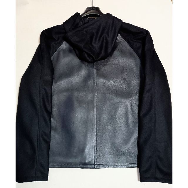 新品】アルマーニ切替ラムレザージャケットXL | shivhotels.com
