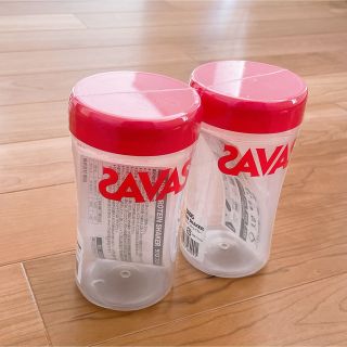 ザバス(SAVAS)のシェイカー SAVAS 新品 未使用 2点セット バザス トレーニング 筋トレ(トレーニング用品)