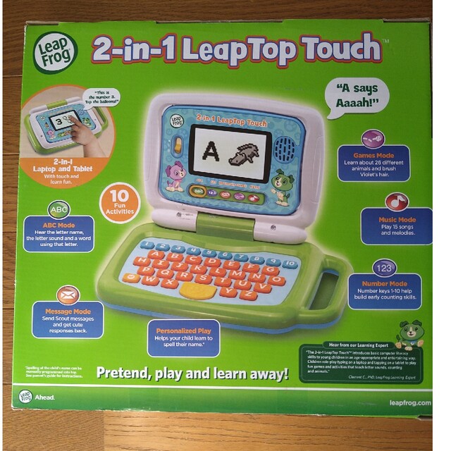 ●新品未開封●Leap Top Touch●タブレット●パソコン●知育玩具●英語 キッズ/ベビー/マタニティのおもちゃ(知育玩具)の商品写真