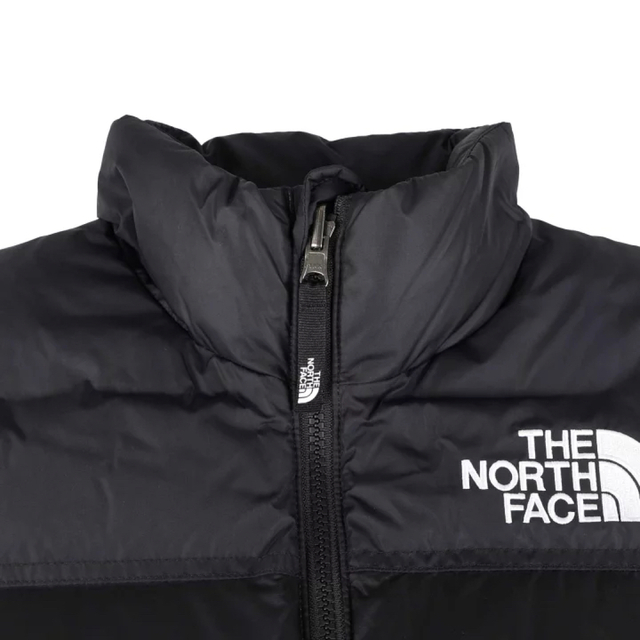 THE NORTH FACE(ザノースフェイス)のノースフェイス ダウン ジャケット アウター ヌプシ キッズ ブラック 黒  キッズ/ベビー/マタニティのキッズ服女の子用(90cm~)(ジャケット/上着)の商品写真