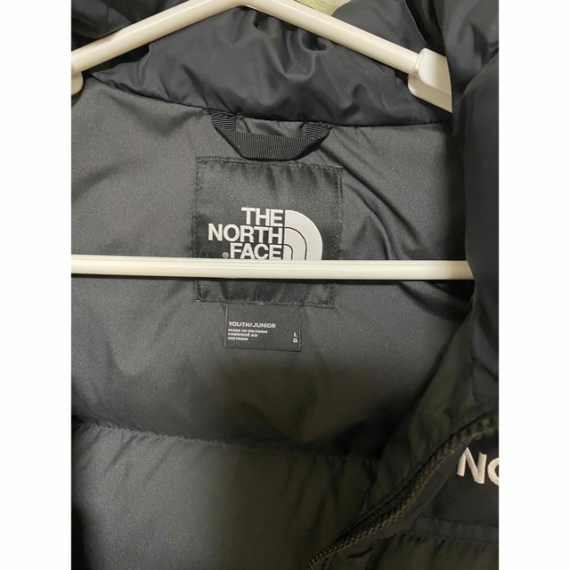 THE NORTH FACE(ザノースフェイス)のノースフェイス ダウン ジャケット アウター ヌプシ キッズ ブラック 黒  キッズ/ベビー/マタニティのキッズ服女の子用(90cm~)(ジャケット/上着)の商品写真