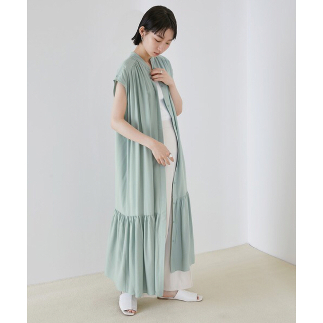 EMMA CLOTHES(エマクローズ)のEMMA CLOTHES 新品ノースリーブワンピース Aラインワンピース  レディースのワンピース(ロングワンピース/マキシワンピース)の商品写真