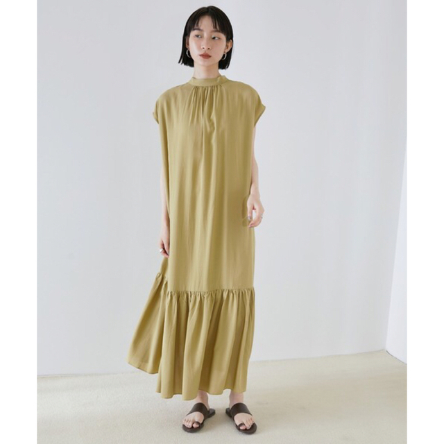 EMMA CLOTHES(エマクローズ)のEMMA CLOTHES 新品ノースリーブワンピース Aラインワンピース  レディースのワンピース(ロングワンピース/マキシワンピース)の商品写真