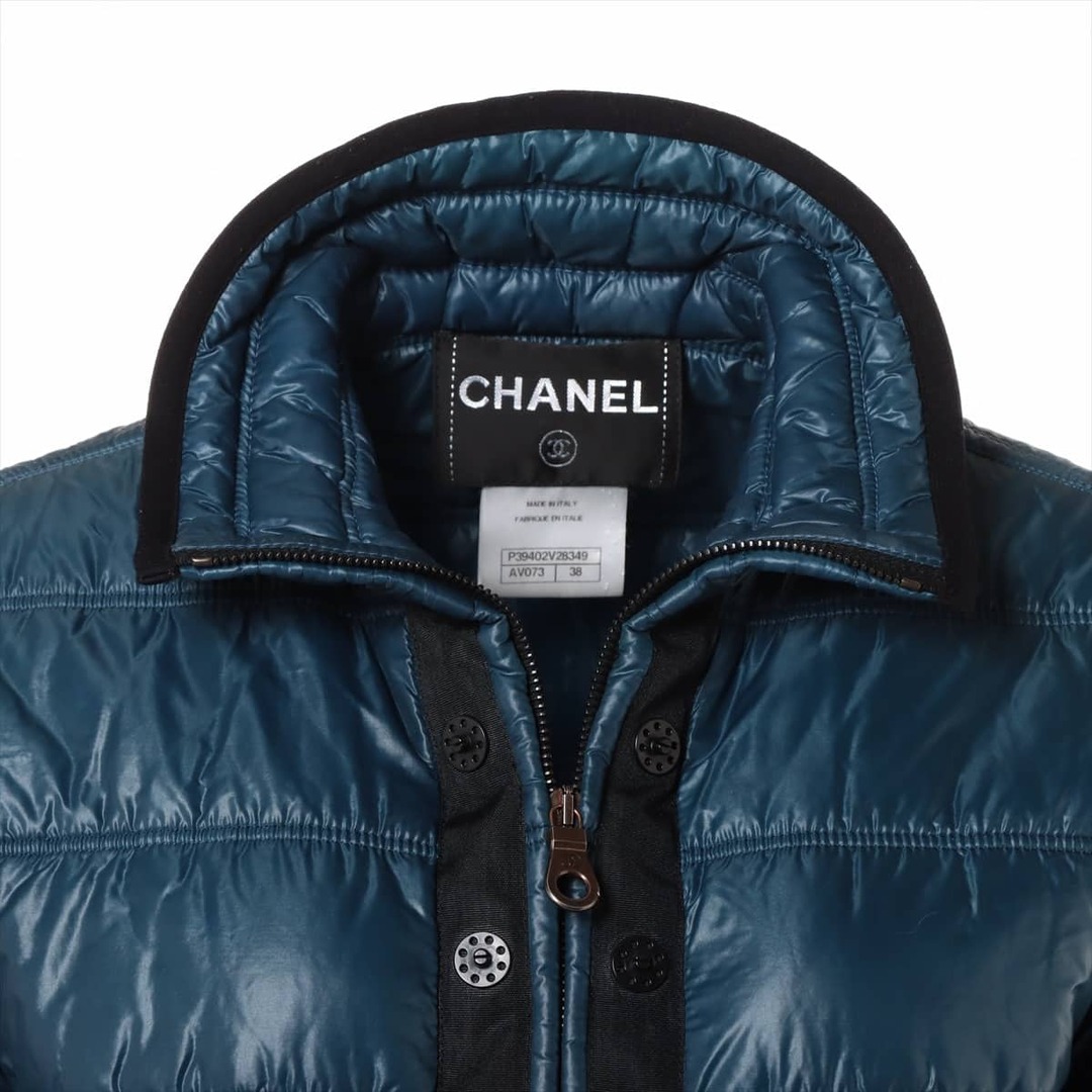 CHANEL - シャネル  ナイロン 38 ブルー レディース その他アウター