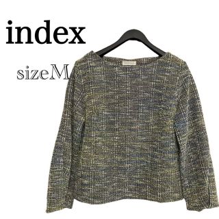 インデックス(INDEX)のindex ‪‪❤︎‬ インデックス トップス ツイード 長袖(カットソー(長袖/七分))