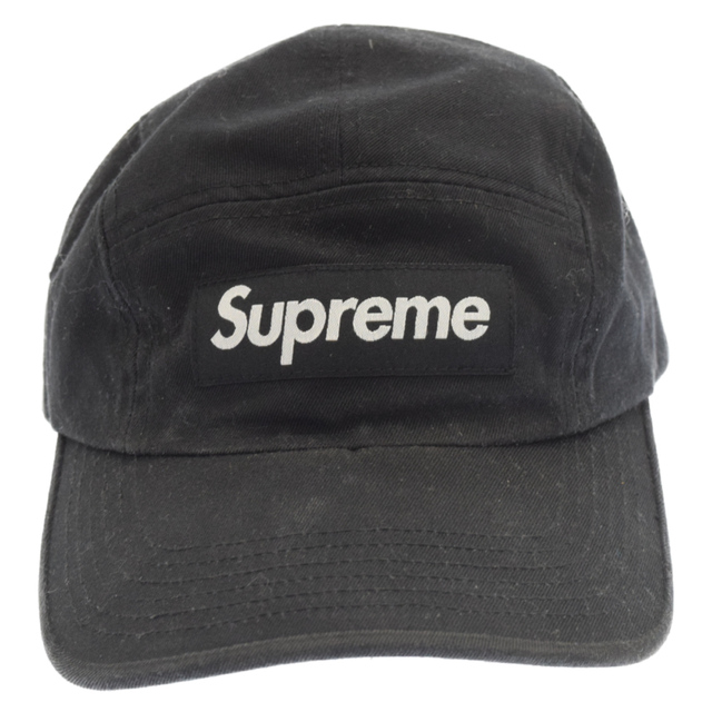 SUPREME シュプリーム 22AW Washed Chino Twill Camp Cap シュプリーム ウォッシュチノツイルキャンプキャップ ブラック