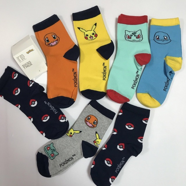 H&M(エイチアンドエム)の新品✨18-20cm ポケモン靴下7足セットH&M キッズ/ベビー/マタニティのこども用ファッション小物(靴下/タイツ)の商品写真