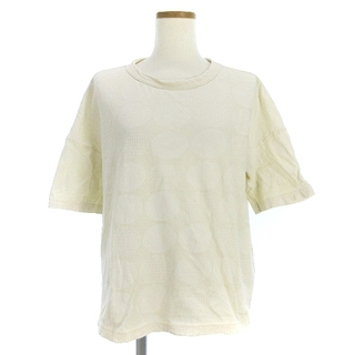 プリット(Plit)のプリット Tシャツ カットソー 半袖 プリント 水玉 ドット クリーム(Tシャツ(半袖/袖なし))