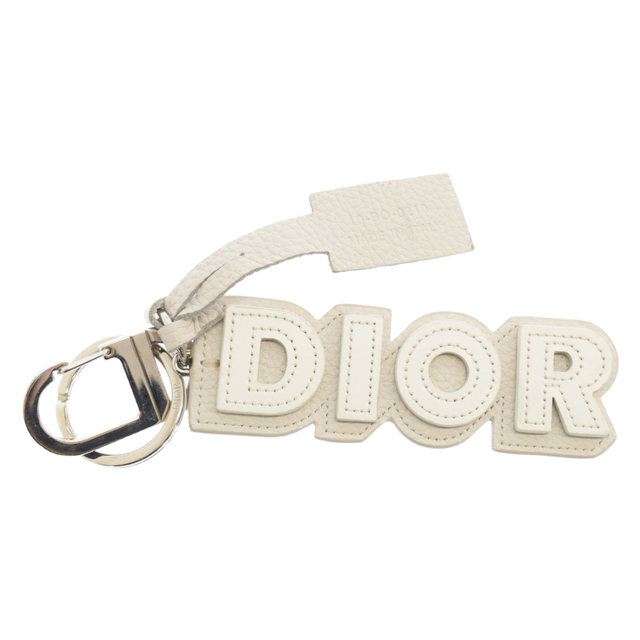 数量は多い Dior - ホワイト キーリング ロゴデザイン レザー