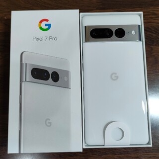 グーグルピクセル(Google Pixel)の【新品未使用】Google Pixel 7 pro 白 128GB(スマートフォン本体)