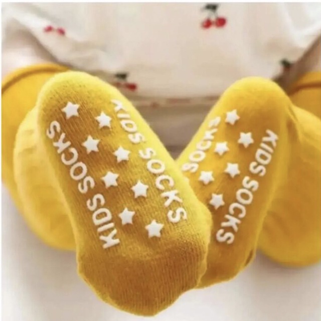 ENDO SOCKS 滑り止め付きシンプルベビーソックス 子供ハイソックス キッズ/ベビー/マタニティのこども用ファッション小物(靴下/タイツ)の商品写真