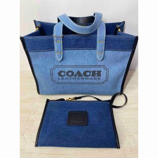 コーチ(COACH)のコーチバッグ トートバッグ デニム キャンバス (ハンドバッグ)