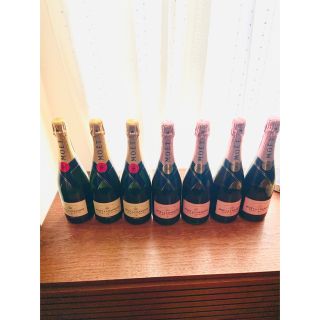 モエエシャンドン(MOËT & CHANDON)の【7本】モエシャンドン   ロゼ&ブリュットアンペリアル    750ml(シャンパン/スパークリングワイン)