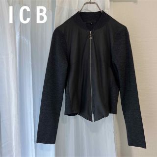 アイシービー(ICB)のiCB アイシービー　ブルゾン　ジャンパー　ジャケット　ニット生地　ジップ(ブルゾン)