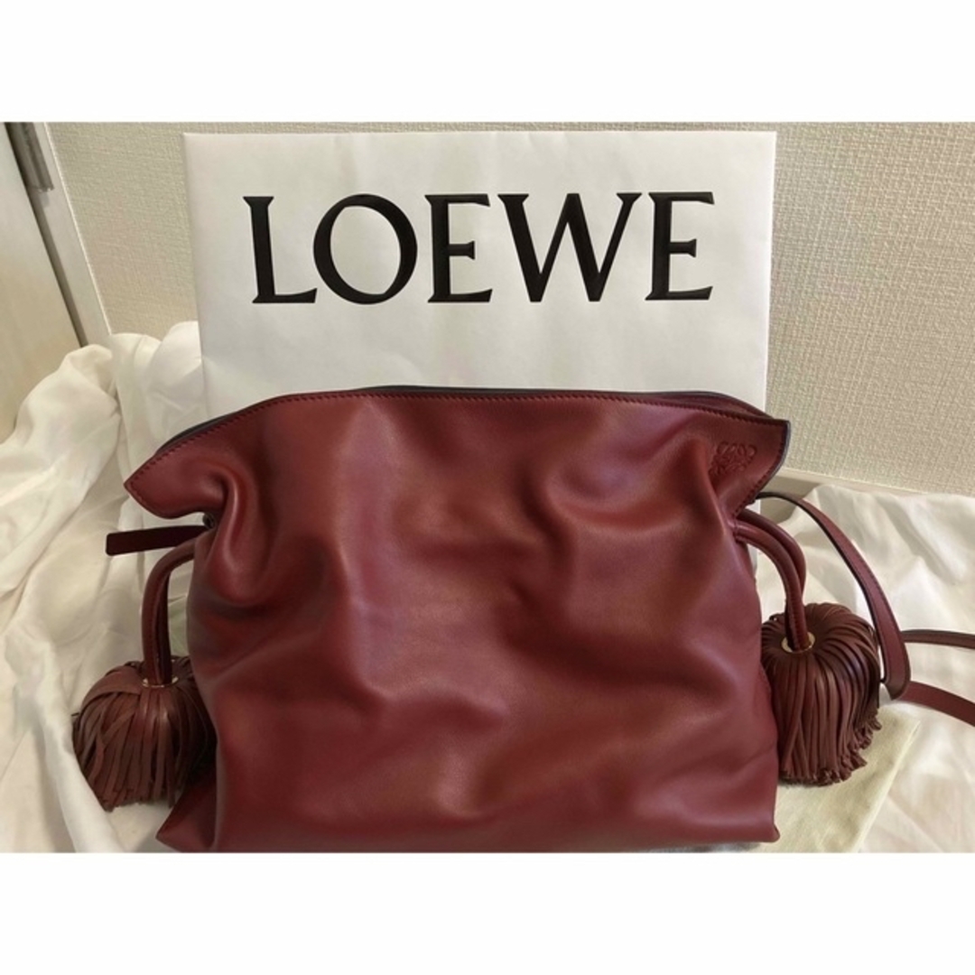 【激安セール】 LOEWE - 【新品未使用】ロエベ　フラメンコクラッチ　ベル　タッセル ショルダーバッグ