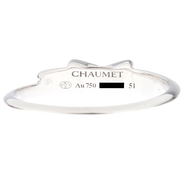 CHAUMET(ショーメ)の（新品仕上げ済）ショーメ CHAUMET ジュ ドゥ リアン ダイヤ リング 指輪 K18 WG × ダイヤ 082217 #51 約11.5号 2022年 保証書 8965 レディースのアクセサリー(リング(指輪))の商品写真