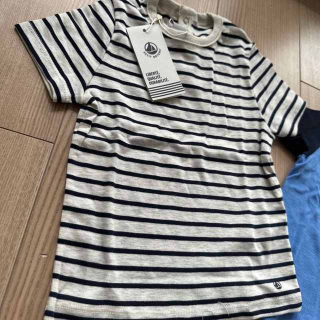 PETIT BATEAU(プチバトー)のプチバトー　半袖Tシャツ3点セット キッズ/ベビー/マタニティのベビー服(~85cm)(Ｔシャツ)の商品写真