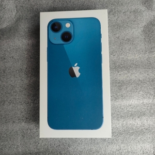 アップル(Apple)のiphone13mini 128gb ブルー　シムフリー新品未開封品(スマートフォン本体)
