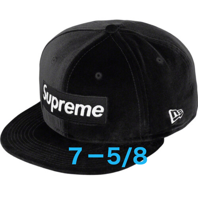 キャップ7-5/8 Supreme Velour Box Logo New Era