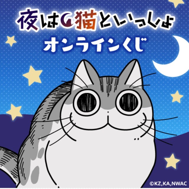 くじ引き堂 「夜は猫といっしょ」S、A、C、D賞8点セット