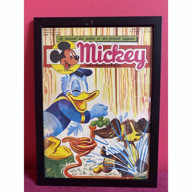 ミッキーマウス(ミッキーマウス)のミッキー　マガジン　Mickey magazine エンタメ/ホビーの美術品/アンティーク(絵画/タペストリー)の商品写真