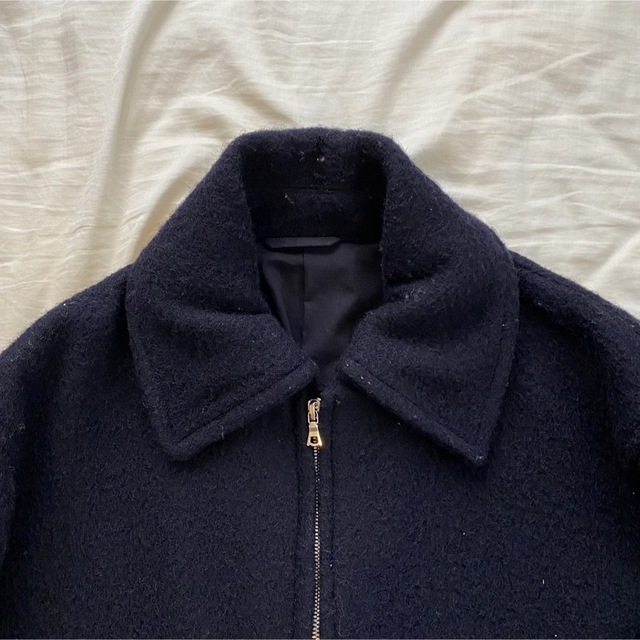 blurhms WOOL MELTON ZIP JACKET/21aw