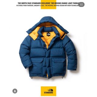 ザノースフェイス(THE NORTH FACE)の【希少】 ブルックスレンジライトパーカ　ザ　ノースフェイス　スタンダード　限定(ダウンジャケット)