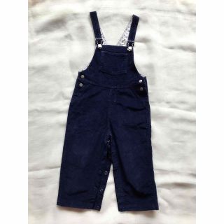 プチバトー(PETIT BATEAU)のプチバトー　紺色オーバーオール(カバーオール)