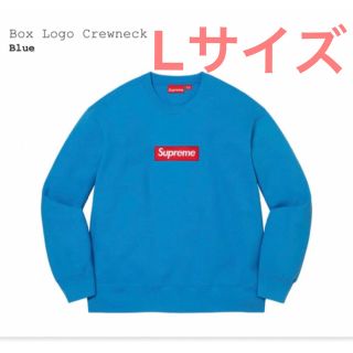 シュプリーム(Supreme)のSupreme Box Logo Crewneck Blue Lサイズ(スウェット)