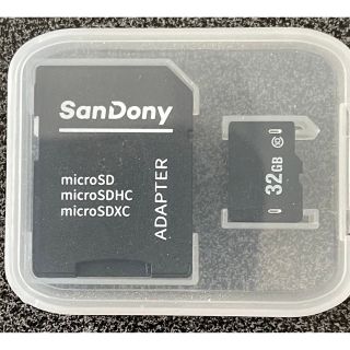 マイクロSDカード　32GB ※SDカードアダプター付き(その他)