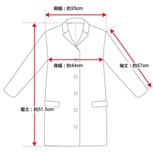 Apuweiser-riche  ショートダッフルコート グレー 5