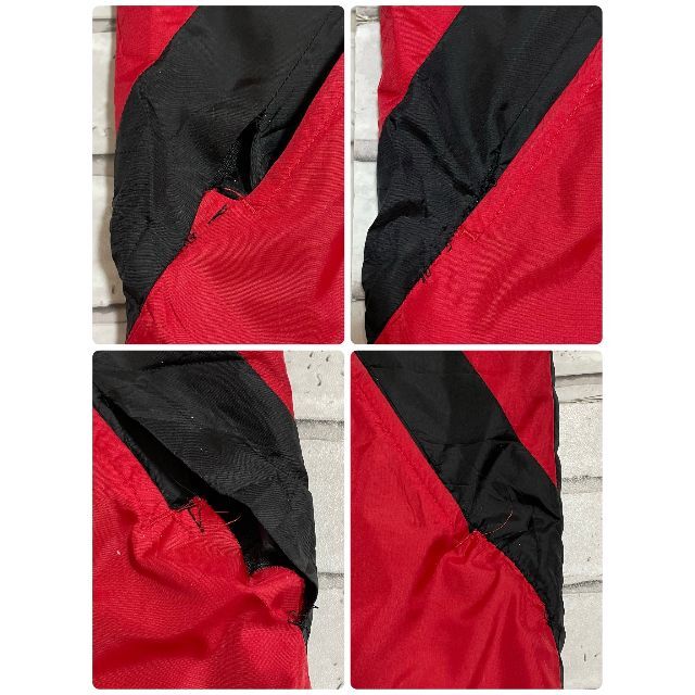 PUMA(プーマ)のPUMA ナイロンジャケット ロゴ刺繍 ブラック＆レッド キッズサイズ160cm キッズ/ベビー/マタニティのキッズ服男の子用(90cm~)(ジャケット/上着)の商品写真