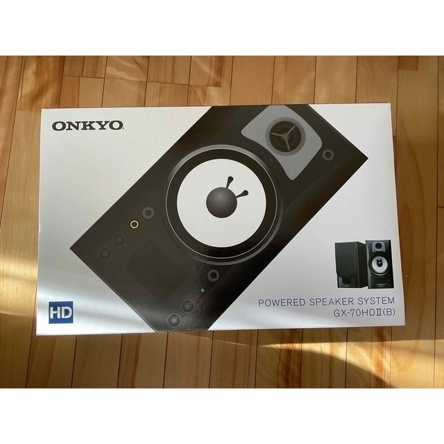 ONKYO(オンキヨー)のONKYO GX-70HD2(B) ハイレゾ対応 パワードスピーカー  スマホ/家電/カメラのオーディオ機器(スピーカー)の商品写真