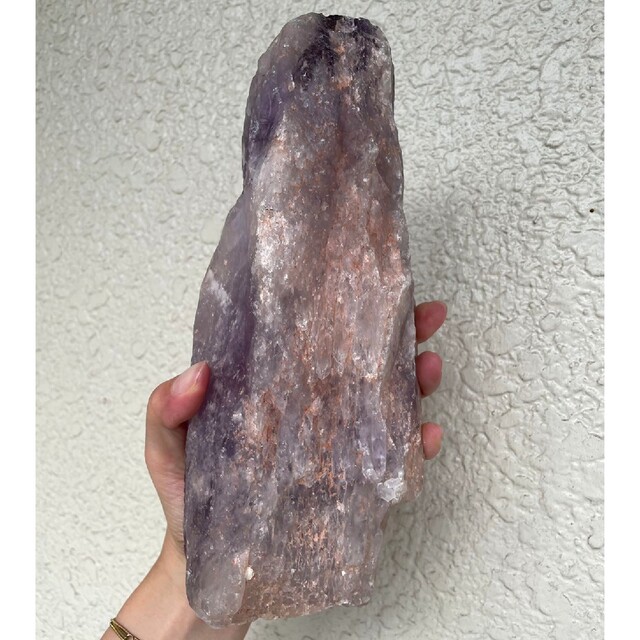 在庫あり アメジスト 原石 ファントム水晶 クリスタル 虹入 レインボー
