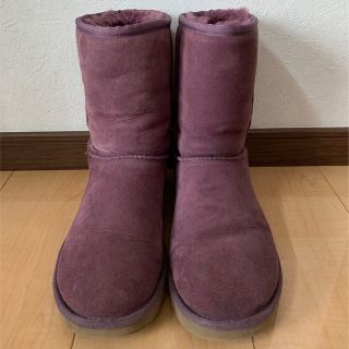 アグ(UGG)のUGG アグ ムートンブーツ　クラシックショート　ラム色　サイズ8(ブーツ)