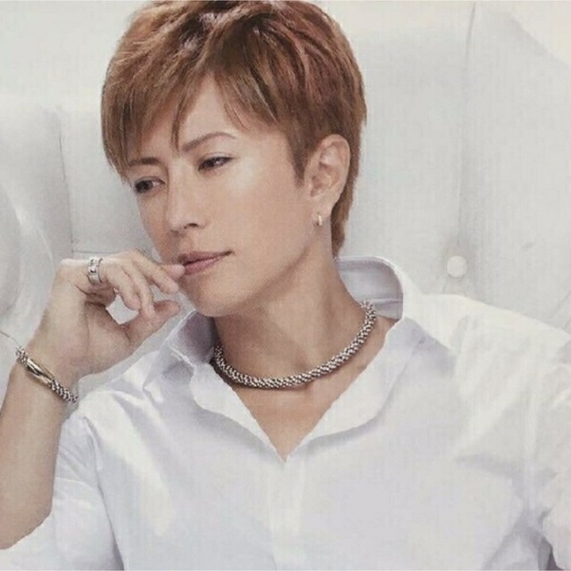 ネックレスネックレスのみ GACKT ガクト VARTIX #LUV   シルク　ホワイト