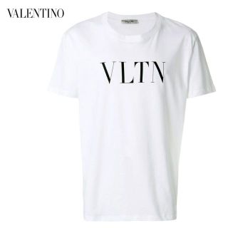 ヴァレンティノ(VALENTINO)の6 VALENTINO ホワイト VLTN ロゴ Tシャツ size M(Tシャツ/カットソー(半袖/袖なし))