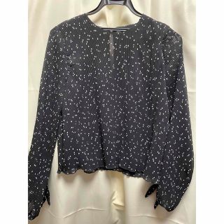 ザラ(ZARA)のZARA ザラ　ドットブラウス(シャツ/ブラウス(長袖/七分))