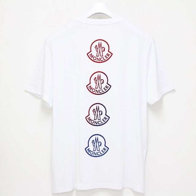 にありがと モンクレール moncler Tシャツ ホワイト XL 新品 新作 は