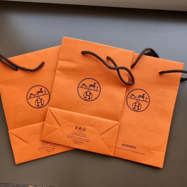 Hermes(エルメス)のエルメス　ショッパー　ショップ袋　HERMES　セット売り レディースのバッグ(ショップ袋)の商品写真