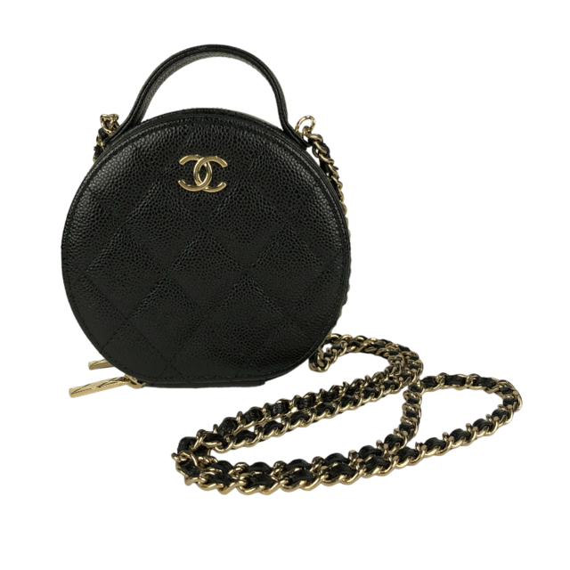 CHANEL - シャネル CHANEL スモール バニティバッグ ショルダーバッグ レ【中古】