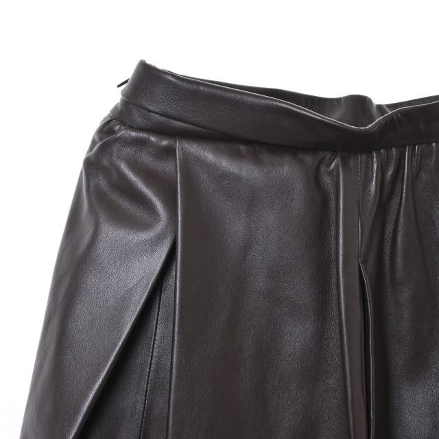 LOEWE(ロエベ)のLOEWE ラムレザー  スカート レディースのスカート(ひざ丈スカート)の商品写真