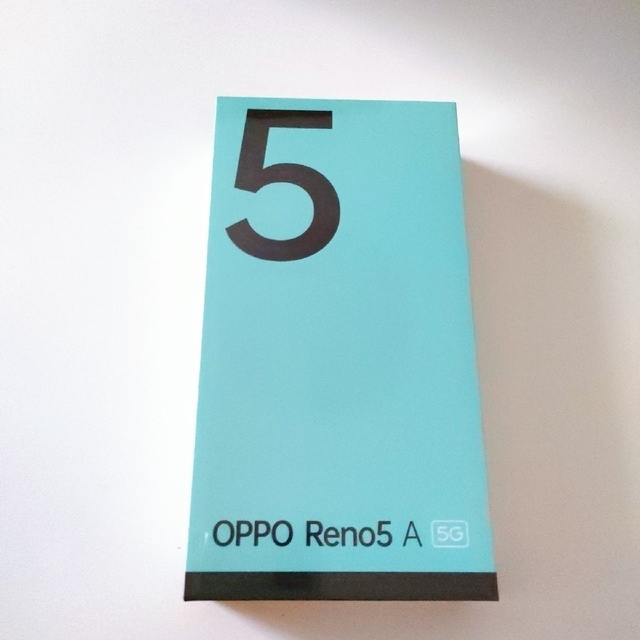 新品未開封 OPPO Reno5 A アイスブルー SIMフリー版 1